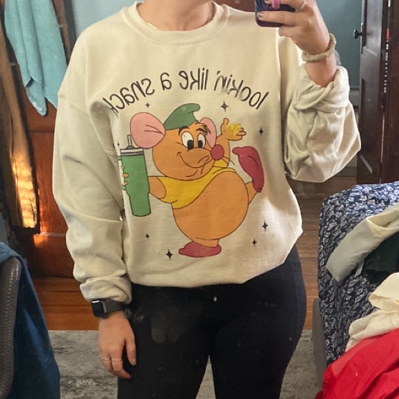 DISNEY Sweatshirt - Cinderella/Gus Gus - Picture 2 of 7